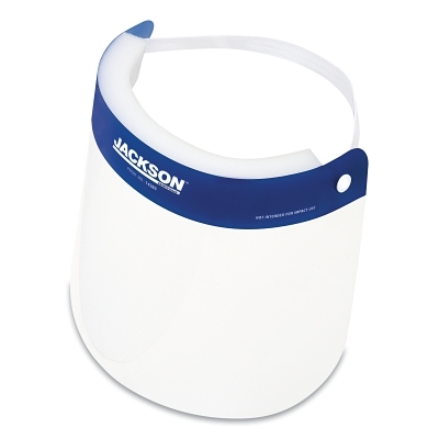 Splash Shield, Anti-fog PET, Clear, Unbound Shape D, 8.66 in H x 12.50 in W x 0.008 in T
