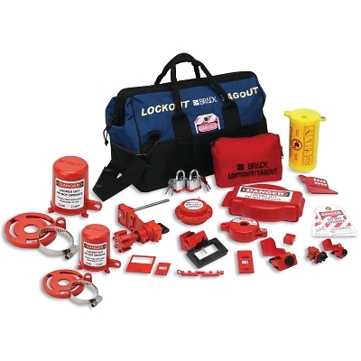 Combination Lockout Duffel Kit with 2 Padlocks