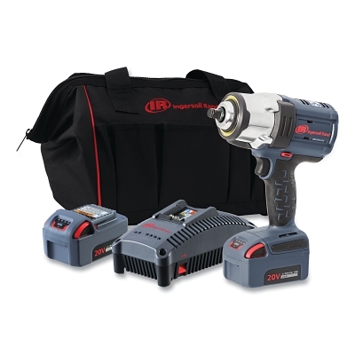 IQV20 Series™ High-Torque Cordless Impact Wrench, 1/2 in Sq, 1,900 RPM, Socket Retainer, Kit with Batteries
