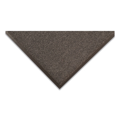 Dante™ Moisture Retention Entrance Mat, 3/8 in x 4 ft W x 8 ft L, Decalon®, Vinyl Backing, Charcoal