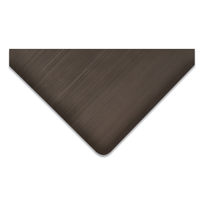 Ergo Mat Grande Anti-Fatigue Mat, 2 ft W x 3 ft L x 1 in, PVC Foam/Vinyl, Black