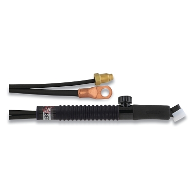 24FVMT TIG Torch Package, Air Cooled, 80 A, Flex Head with Valve, 2-Pc 12.5 ft Cable, Vinyl