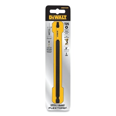 Impact Driver Bit, 6 in L, 1/4 in Shank