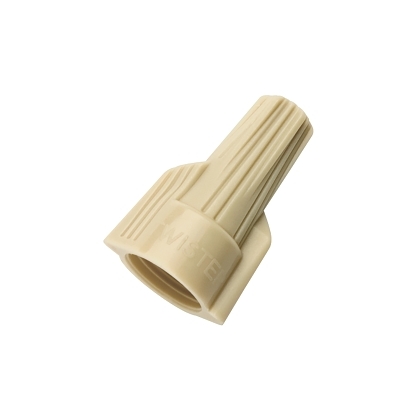 Twister® Model 341® Wire Connector, Tan, 1.14 in H