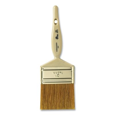 WEEKENDER™ China Bristle Trim Brush, 9/16 in Thick, 2 in Wide, Black China, Plastic Handle