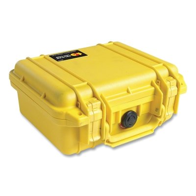 Protector Case™ Series Small Case, 1200NF/WL, 0.16 ft³, 9.25 in L x 7.12 in W x 4.12 in H Interior, Yellow