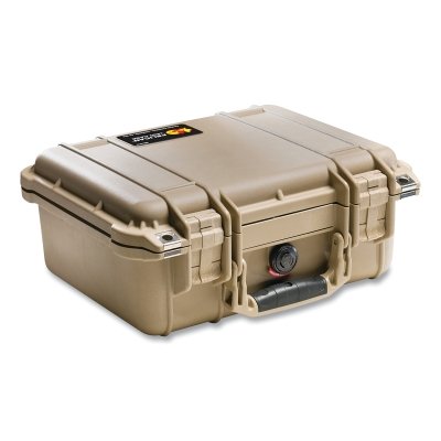 Protector Case™ Series Small Case, 1400 WF/WL, 0.31 ft³, 11.81 in L x 8.87 in W x 5.18 in H Interior, Desert Tan