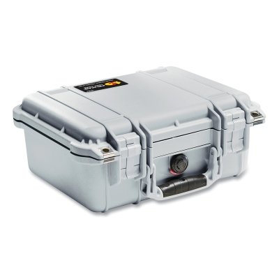 Protector Case™ Series Small Case, 1400NF/WL, 0.31 ft³, 11.81 in L x 8.87 in W x 5.18 in H Interior, Silver