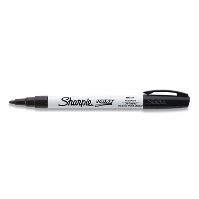 Oil Based Paint Marker, Black, Fine, Fine Bullet