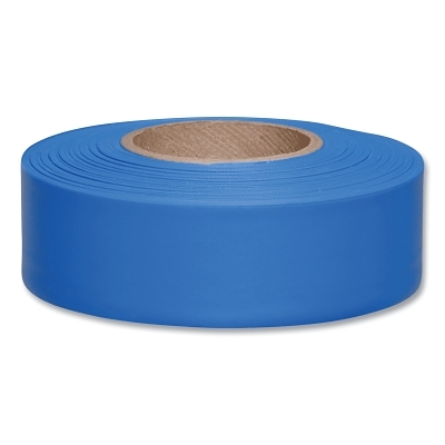 Taffeta Flagging Tape, 1-3/16 in x 300 ft, Blue