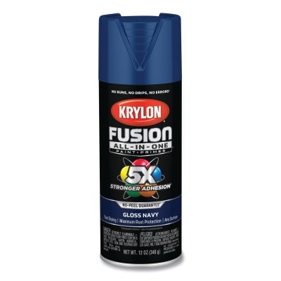 Fusion All-in-One™ Paints + Primers, 12 oz, Aerosol Can, Gloss Navy