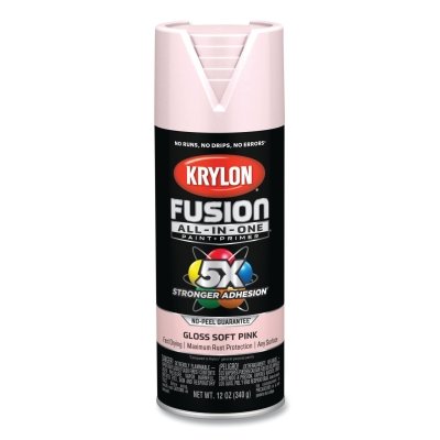 Fusion All-in-One™ Paints + Primers, 12 oz, Aerosol Can, Gloss Pink Blush