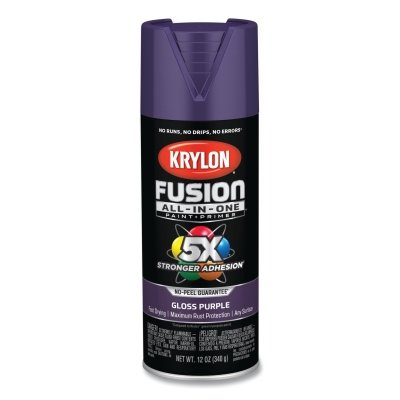 Fusion All-in-One™ Paints + Primers, 12 oz, Aerosol Can, Gloss Purple