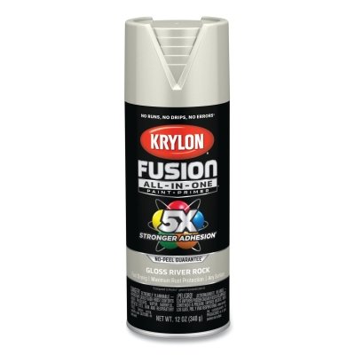 Fusion All-in-One™ Paints + Primers, 12 oz, Aerosol Can, Gloss River Rock
