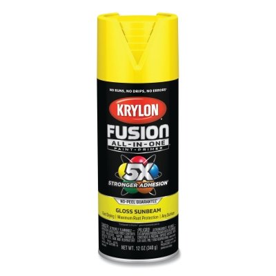 Fusion All-in-One™ Paints + Primers, 12 oz, Aerosol Can, Gloss Sunbeam