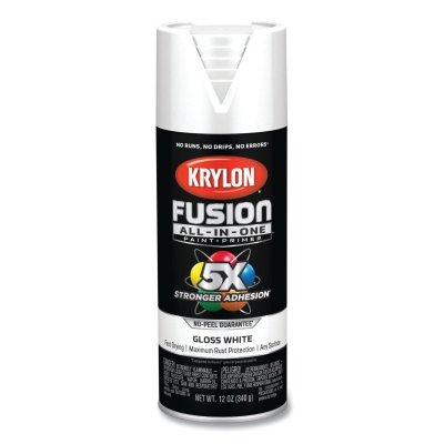 Fusion All-in-One™ Paints + Primers, 12 oz, Aerosol Can, Gloss White
