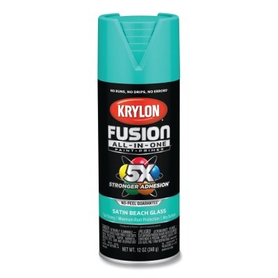 Fusion All-in-One™ Paints + Primers, 12 oz, Aerosol Can, Satin Beach Glass