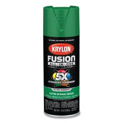 Fusion All-in-One™ Paints + Primers, 12 oz, Aerosol Can, Satin Spring Grass
