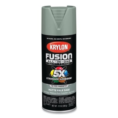 Fusion All-in-One™ Paints + Primers, 12 oz, Aerosol Can, Matte Pale Sage