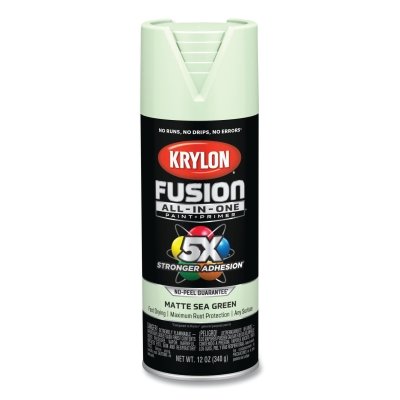 Fusion All-in-One™ Paints + Primers, 12 oz, Aerosol Can, Matte Sea Green