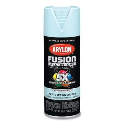 Fusion All-in-One™ Paints + Primers, 12 oz, Aerosol Can, Matte Spring Shower