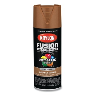 Fusion All-in-One™ Paints + Primers, 12 oz, Aerosol Can, Metallic Copper