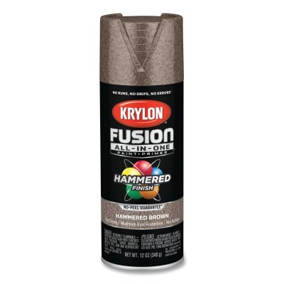 Fusion All-in-One™ Paints + Primers, 12 oz, Aerosol Can, Hammered Brown