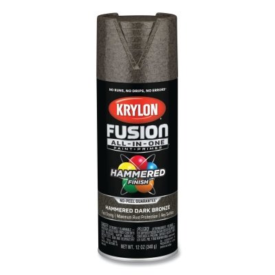 Fusion All-in-One™ Paints + Primers, 12 oz, Aerosol Can, Hammered Dark Bronze