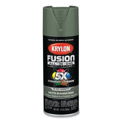 Fusion All-in-One™ Paints + Primers, 12 oz, Aerosol Can, Matte Spanish Moss