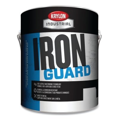 IRON GUARD® Water-based Acrylic Enamel, 1 gal, Gray Primer