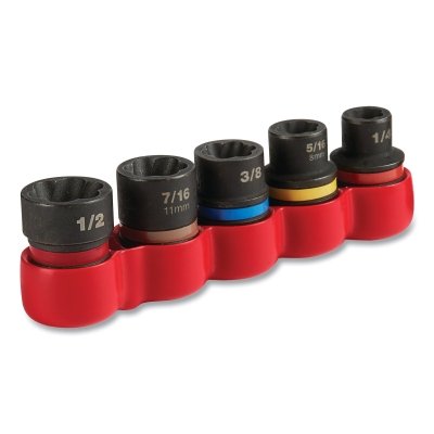 SHOCKWAVE™ Impact Duty Extractor Set, 6 pc, retention holder