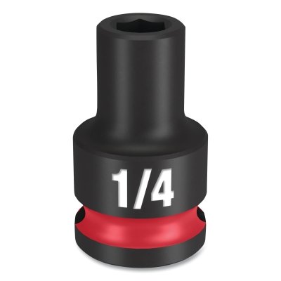 SHOCKWAVE™ Impact Duty™ Socket, 3/8 in Dr, 6-point, 1/4 in Tip, Standard Length