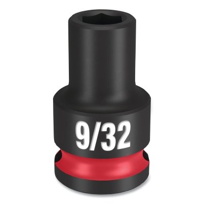 SHOCKWAVE™ Impact Duty™ Socket, 3/8 in Dr, 6-point, 9/32 in Tip, Standard Length