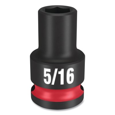 SHOCKWAVE™ Impact Duty™ Socket, 3/8 in Dr, 6-point, 5/16 in Tip, Standard Length