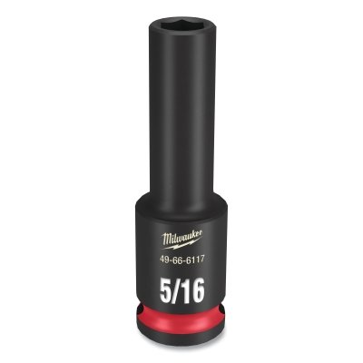 SHOCKWAVE™ Impact Duty™ Socket, 3/8 in Dr, 6-point, 5/16 in Tip, Deep Length