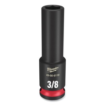 SHOCKWAVE™ Impact Duty™ Socket, 3/8 in Dr, 6-point, 3/8 in Tip, Deep Length