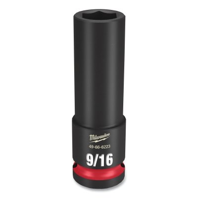 SHOCKWAVE™ Impact Duty™ Socket, 1/2 in Dr, 6-point, 9/16 in Tip, Deep Length