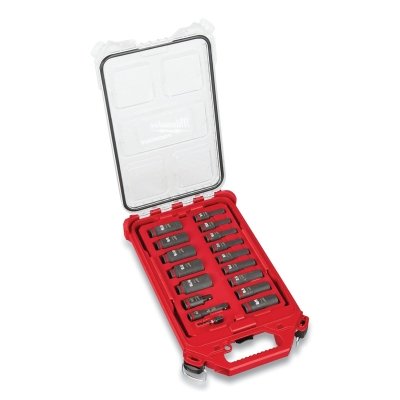 SHOCKWAVE Impact Duty™ PACKOUT™ Socket Set, 3/8 in Drive,  17 Pc,  SAE