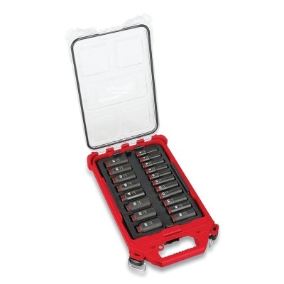 SHOCKWAVE Impact Duty™ PACKOUT™ Socket Set, 3/8 in Drive,  19 Pc,  MM