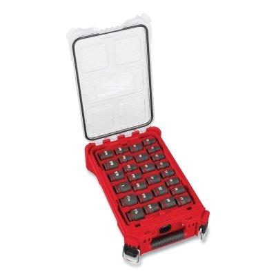 SHOCKWAVE Impact Duty™ PACKOUT™ Socket Set, 1/2 in Drive,  27 Pc,  SAE/MM