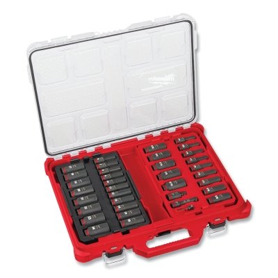 SHOCKWAVE Impact Duty™ PACKOUT™ Socket Set, 3/8 in Drive,  36 Pc,  SAE/MM