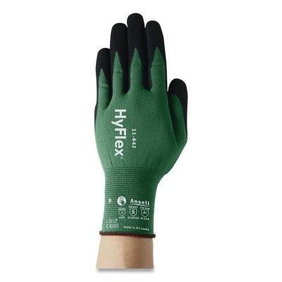 11-842 Multi-Purpose Gloves, 10, Green/Black