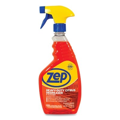 Heavy-Duty Citrus Degreaser and Cleaner, 24 fl oz, Trigger-Spray Bottle, Citrus