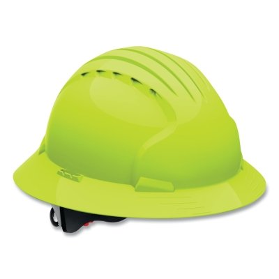 Evolution™ Deluxe 6161 Hard Hat, Non-Vented, OS, Lime Yellow