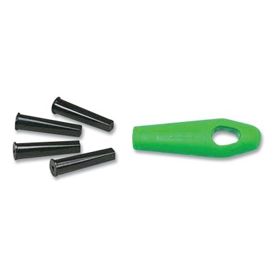 Plastic File Handle, Contoured, Push-On, 4 in OAL, for 6 in, 8 in, 10 in Files