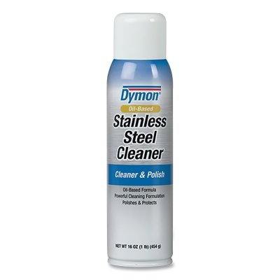 Oil-Based Stainless Steel Cleaner, 16 oz, Can, Lemon