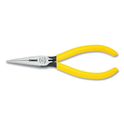 Standard Long-Nose Pliers, Steel, 6 5/8 in