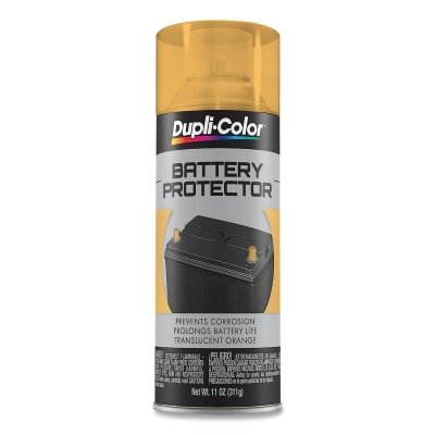 Battery Protector, 11 oz, Aerosol Can, Translucent Orange