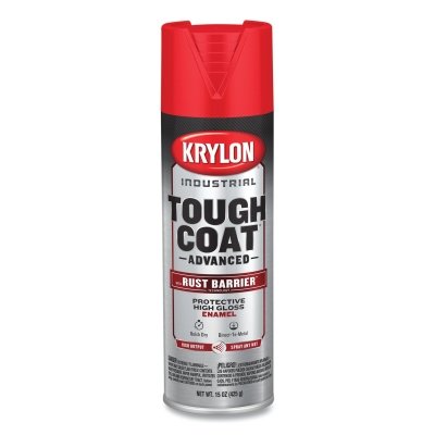 Tough Coat® Advanced with Rust Barrier® Technology Spray Paint, 15 oz, Bright Red, Gloss