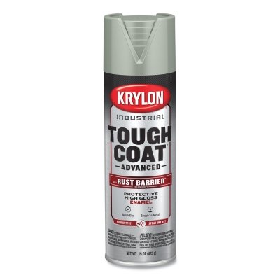 Tough Coat® Advanced with Rust Barrier® Technology Spray Paint, 15 oz, Machinery Gray, Gloss